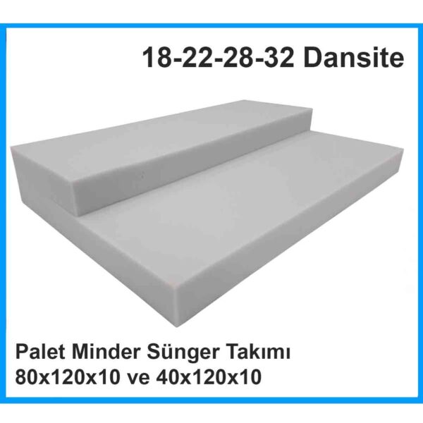 Palet Minderi Sünger Takımı 18-22-28-32 Dansite